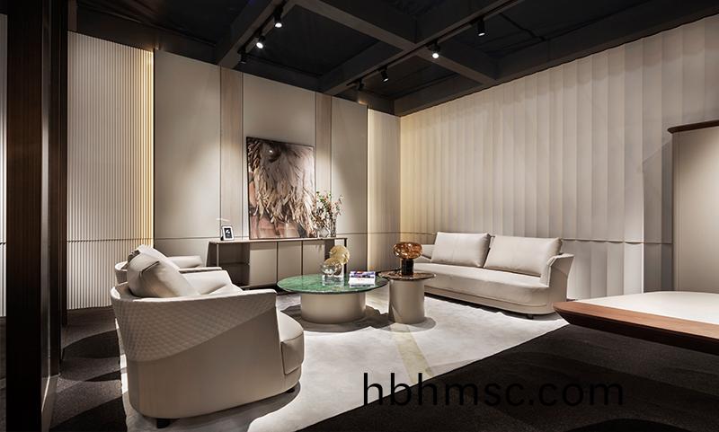 輕(qing)奢風辦公(gong)沙髮