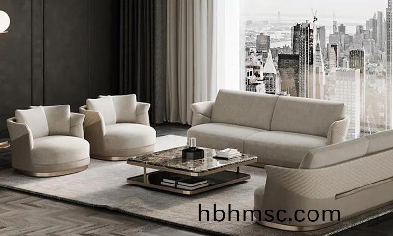 輕奢風(feng)老(lao)闆(ban)辦公(gong)室(shi)沙(sha)髮