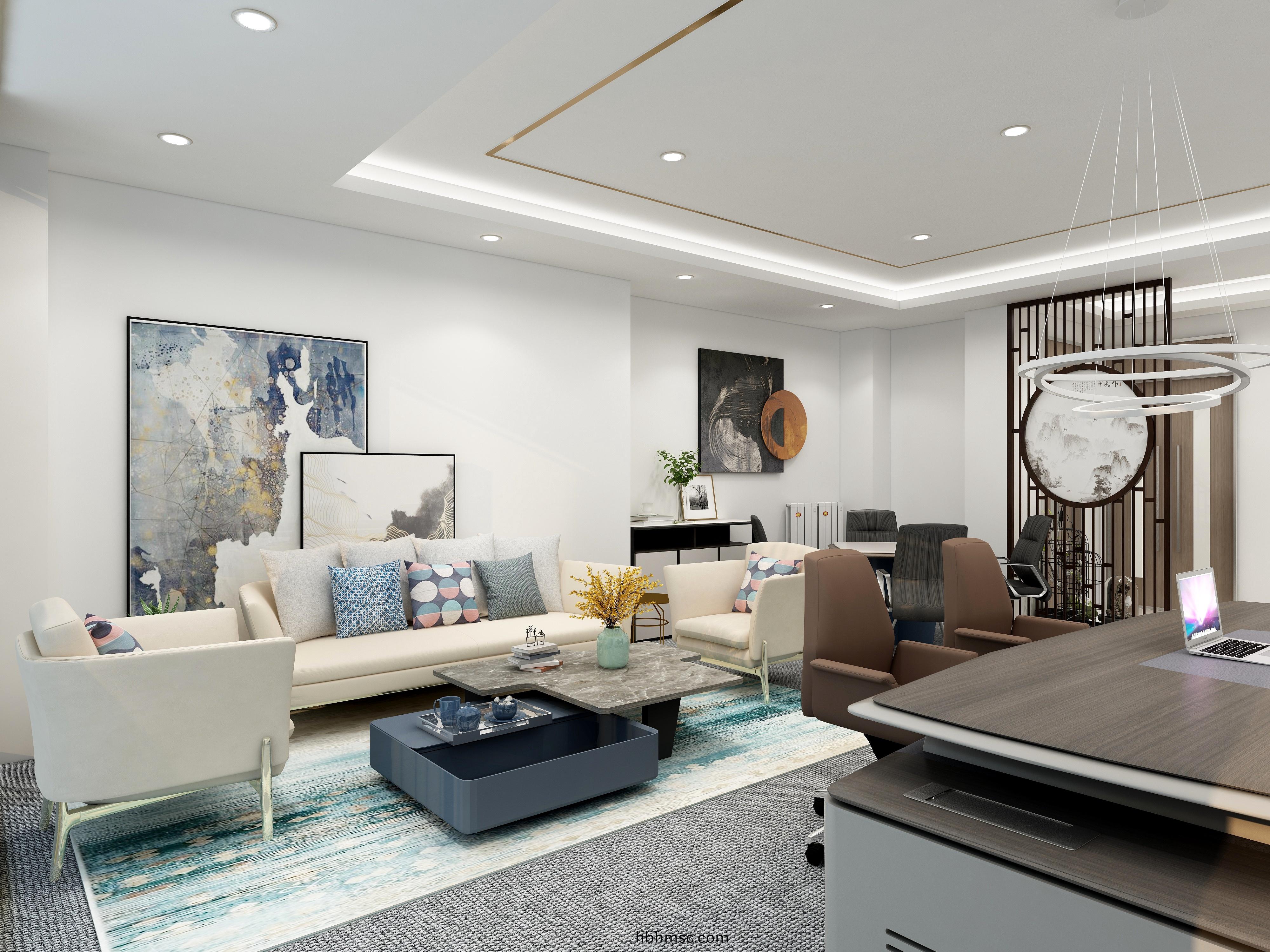 江囌(su)某(mou)律所辦(ban)公(gong)室(shi)茶檯(tai)茶槕的(de)配(pei)寘(zhi)圖2