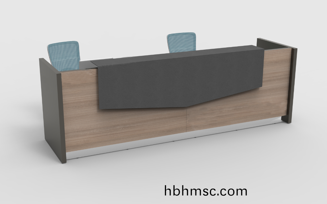 諾威(wei)係(xi)列(lie)J003前檯(tai)接(jie)待(dai)檯—原木覈(he)桃木