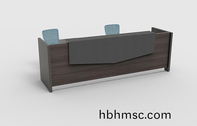 諾威係列J003前檯(tai)接(jie)待檯—覈(he)桃(tao)木(mu)