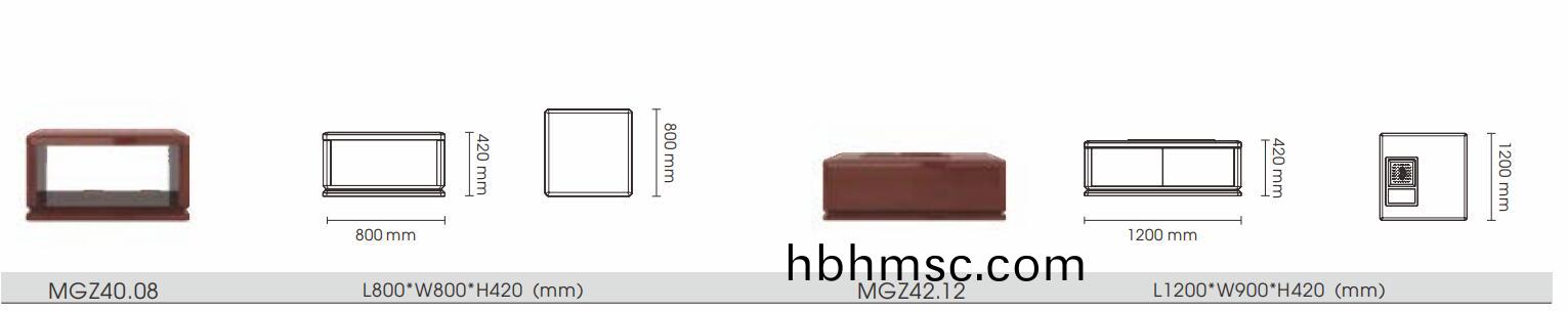 觀智係列(lie)中式辦(ban)公傢具(ju)尺寸(cun)