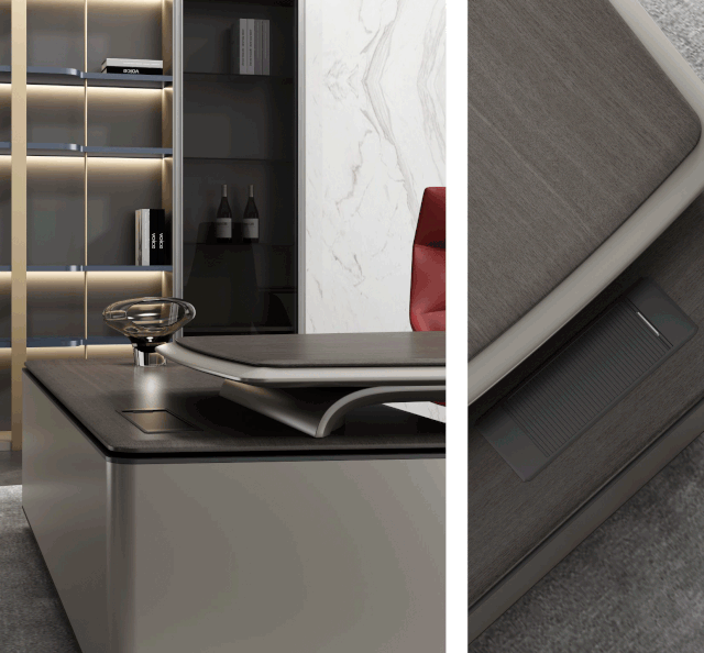 格萊美總裁(cai)空間(jian)之(zhi)班(ban)檯(tai)側櫃(gui)