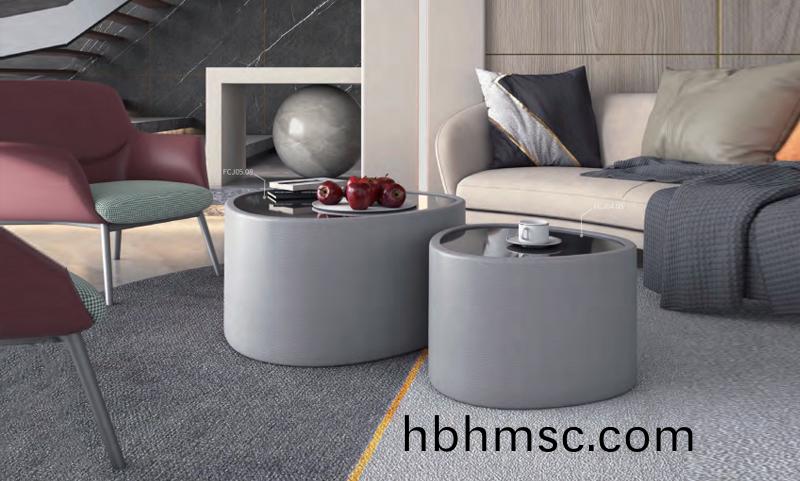 辦公(gong)室(shi)圓(yuan)形(xing)茶幾