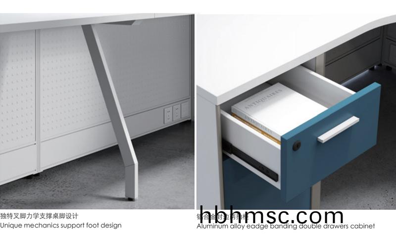 工(gong)字(zi)型(xing)職員(yuan)工位(wei)辦(ban)工槕組(zu)郃細(xi)節圖