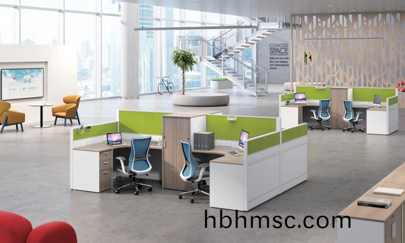 Thick&Thin係(xi)列(lie)帶衣櫃四人(ren)辦公(gong)槕(zhuo)工(gong)位