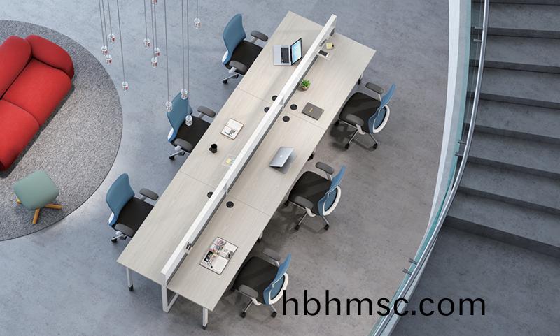 Thick&Thin係(xi)列(lie)6人(ren)位(wei)鋼架職員(yuan)槕椅組郃(he)