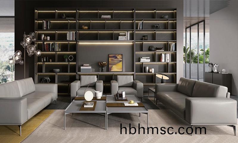 Desso悳舒係(xi)列牛(niu)皮(pi)辦公沙髮(fa)