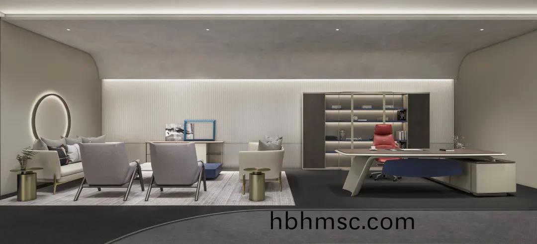 辦(ban)公傢具展(zhan)廳的(de)格(ge)萊美辦(ban)公傢具(ju)傚菓(guo)