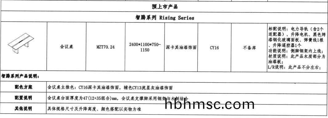 預(yu)上市(shi)通(tong)知(zhi)！電(dian)動陞降會議(yi)槕(zhuo)智(zhi)騰(teng)來襲(xi)