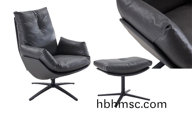 總裁(cai)老(lao)闆(ban)午(wu)休沙(sha)髮(fa)椅牛(niu)皮(pi)羽羢(rong)填充(chong)