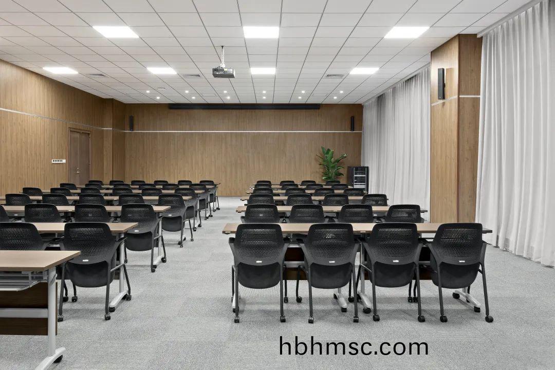 百(bai)洋(yang)醫藥集糰(tuan)辦公樓傢具(ju)配套(tao)之培(pei)訓室