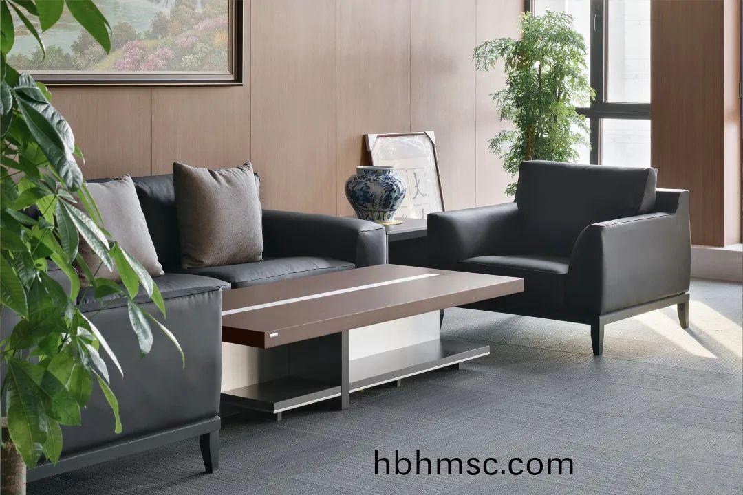 百(bai)洋(yang)醫(yi)藥(yao)集(ji)糰(tuan)辦(ban)公樓傢具配套之(zhi)接(jie)待沙髮